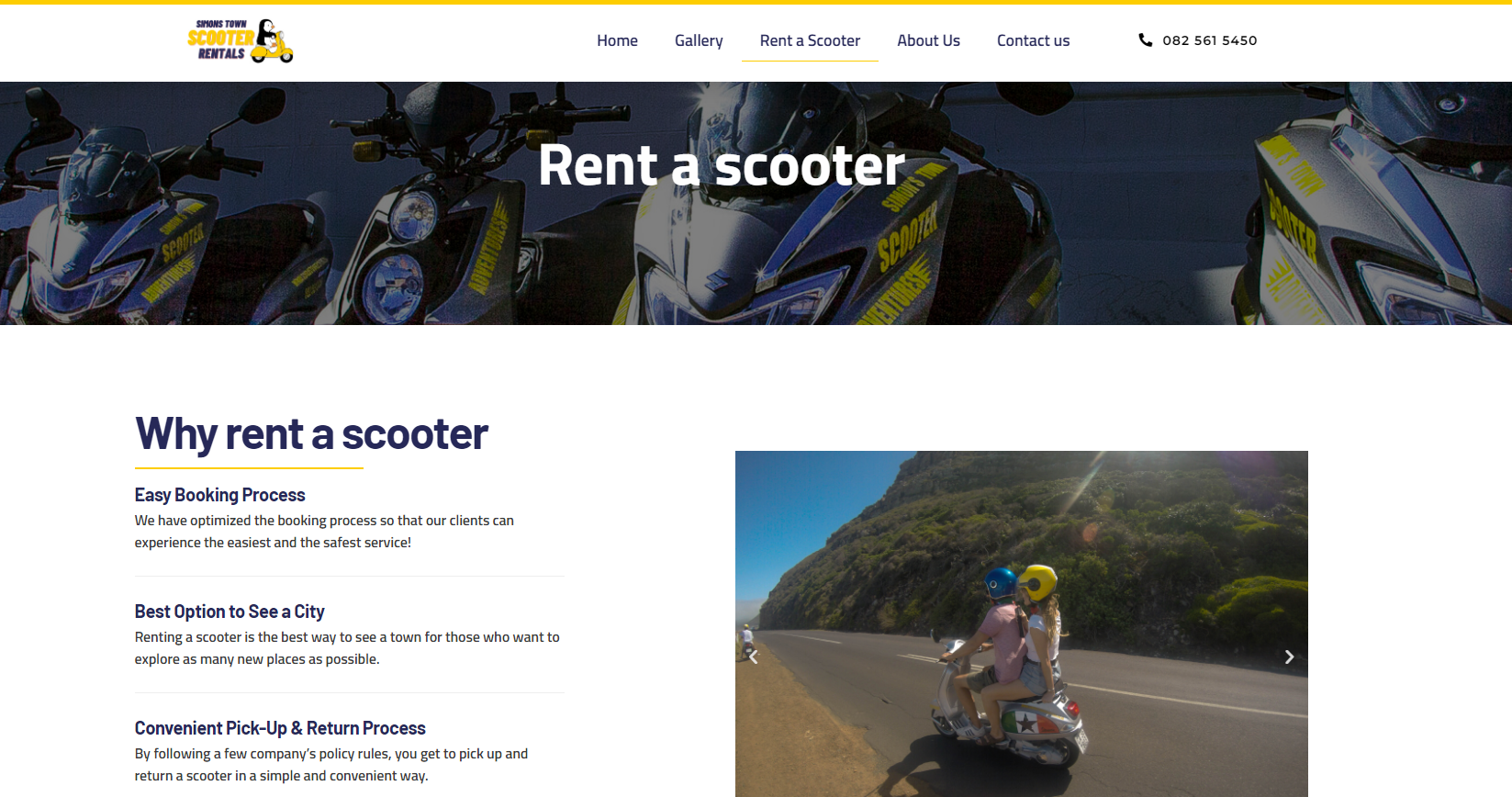 Rent a Scooter with Simons Town Scooter Rentals